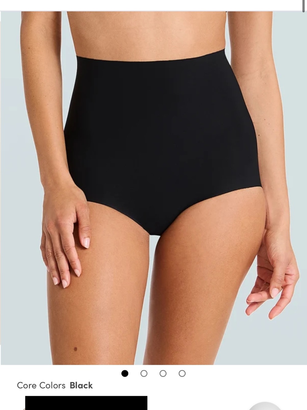 Commando High-Waist Shaping Brief - Black